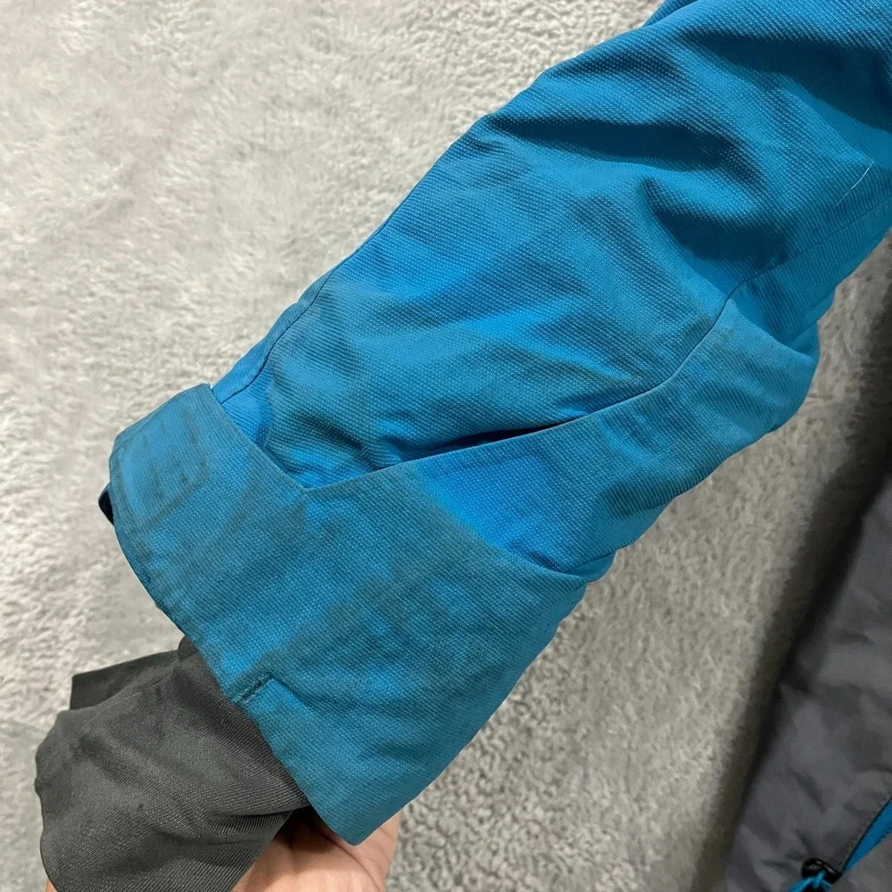 The North Face Pro Project Goretex Jacket Mens 2XL Ski Snowboard‎ Hood Blue Gray